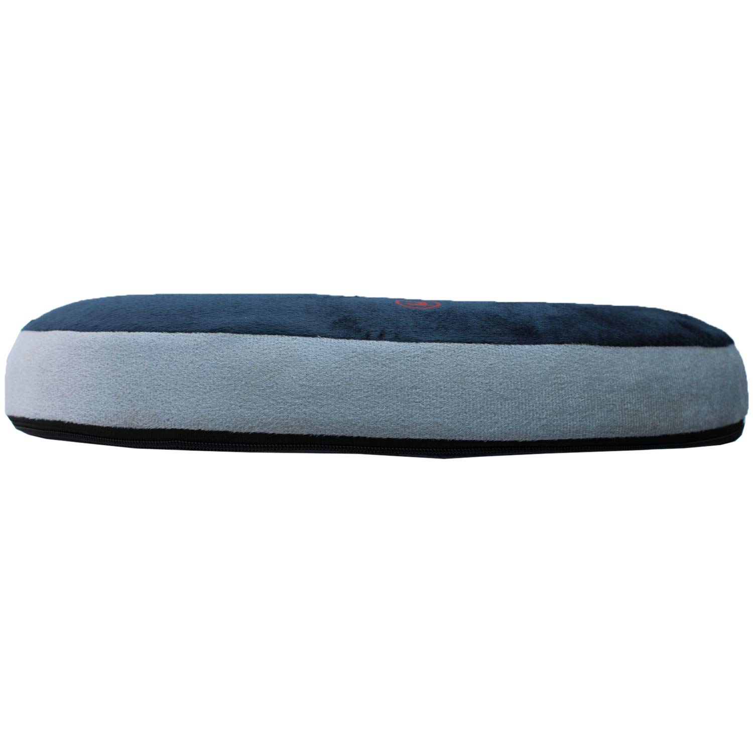 zaxty Pu Foam Donut Ring Pillow Coccyx Seat Cushion for Piles Haemorrhoid Coccyx Sciatica Tailbone Back Pain Fistula Prostate Post Natal Pain Relief Chair, Blue - Image 2